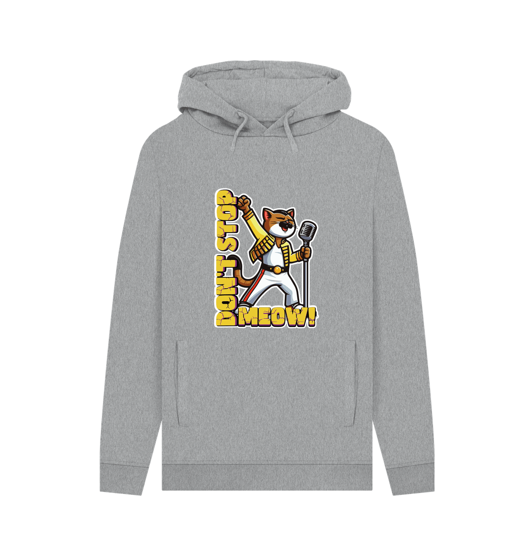 Light Heather Don't Stop Meow Men's Hoodie