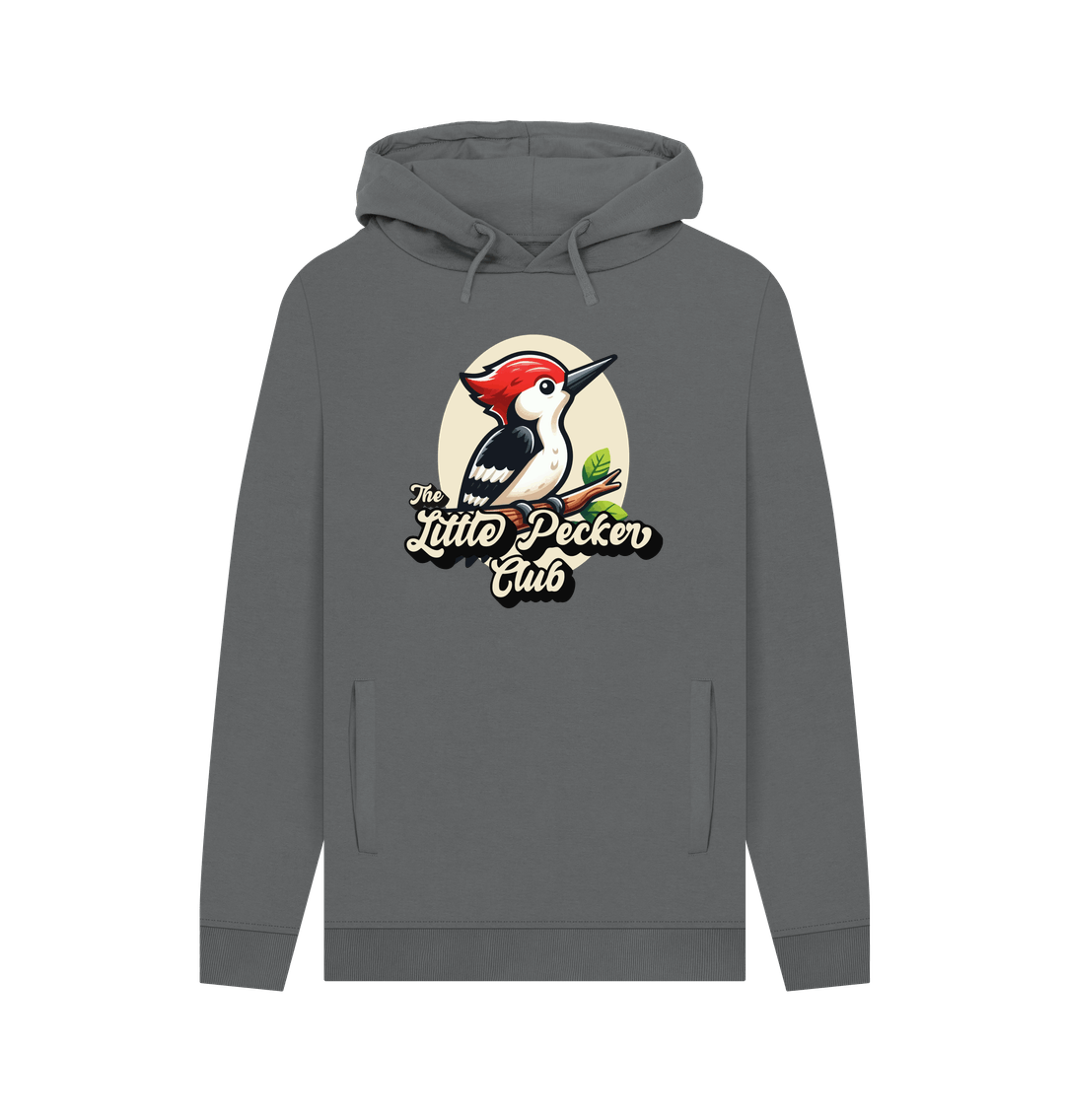 Slate Grey Little Pecker Men's Hoodie