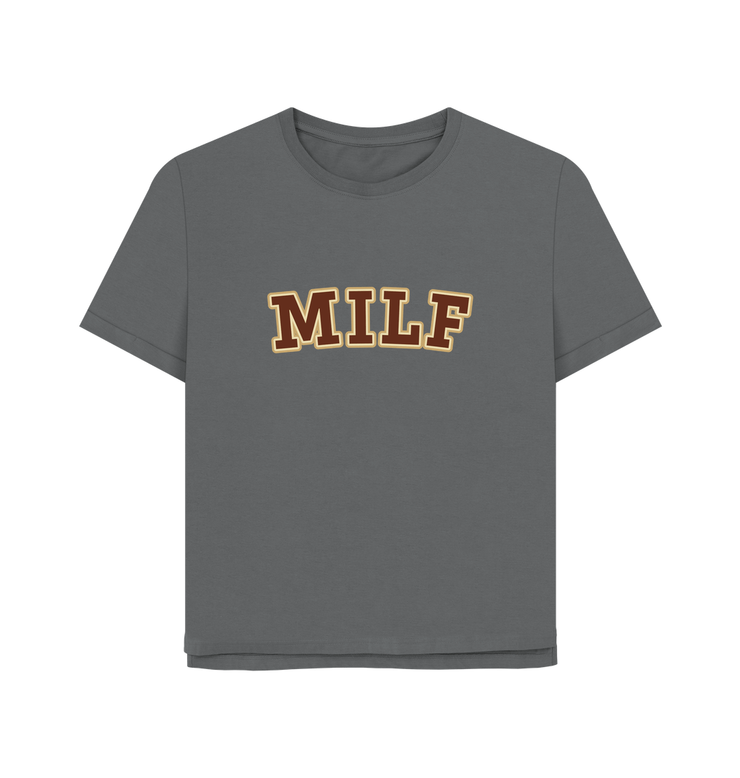 Slate Grey Milf Women's Relaxed Fit T-shirt
