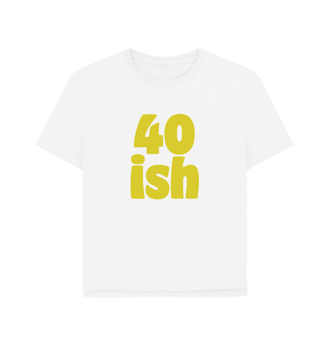 White Forty-ish Women's Relaxed Fit T-shirt