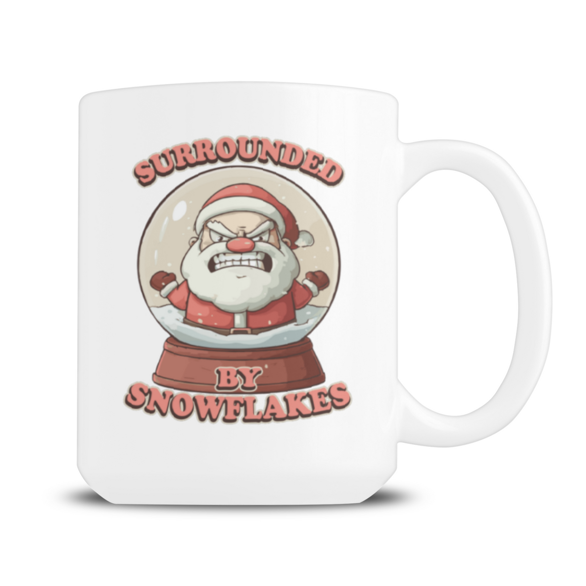 Surrounded By Snowflakes Mug 15oz