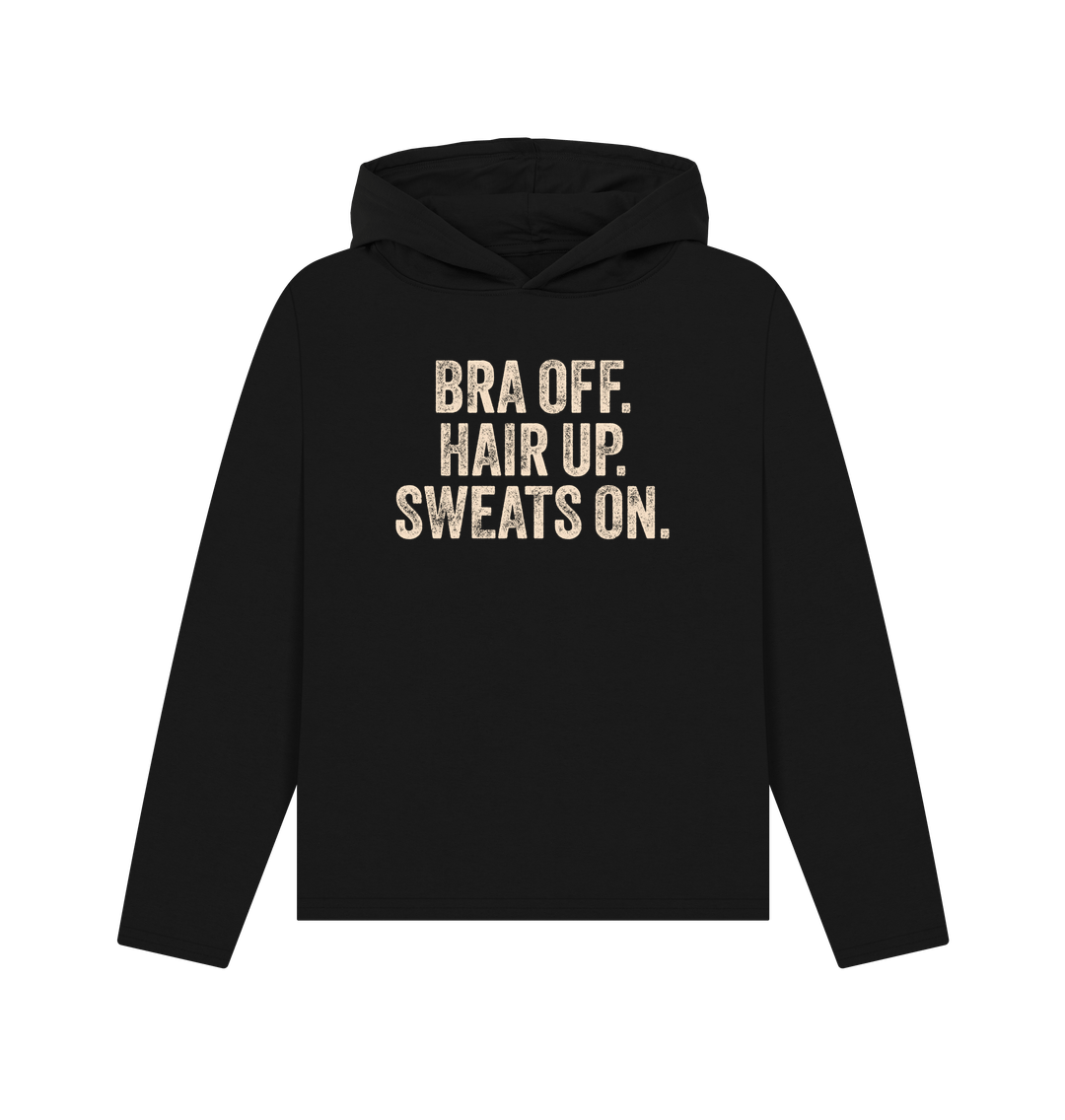 Black Bra Off Women's Hoodie