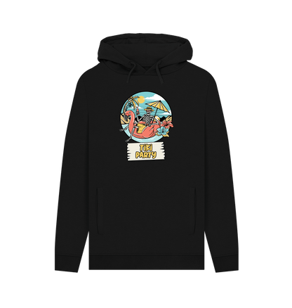 Black Tiki Party Men's Hoodie