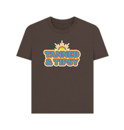 Chocolate Tanned And Tipsy Women's T-shirt