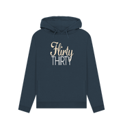 Navy Blue Flirty Thirty Women's Hoodie