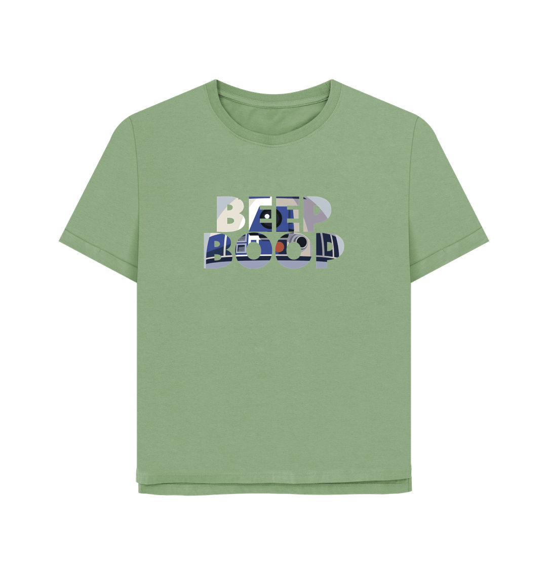 Sage Beep Boop R2 Women's Relaxed Fit T-shirt