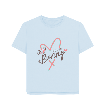 Sky Blue Honey Bunny Women's Relaxed Fit T-shirt