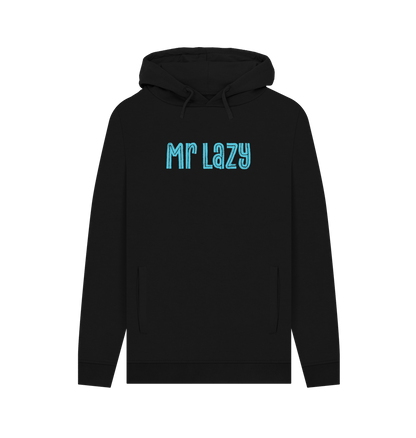 Black Mr Lazy Men's Hoodie