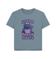 Stone Blue Printed T-shirt