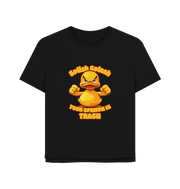 Black Splish Splash Women's Relaxed Fit T-shirt