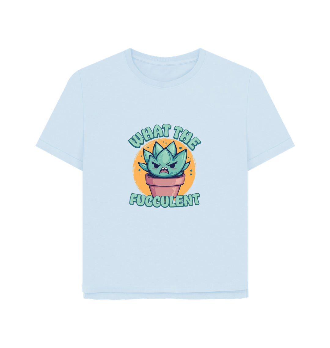 Sky Blue Printed T-shirt