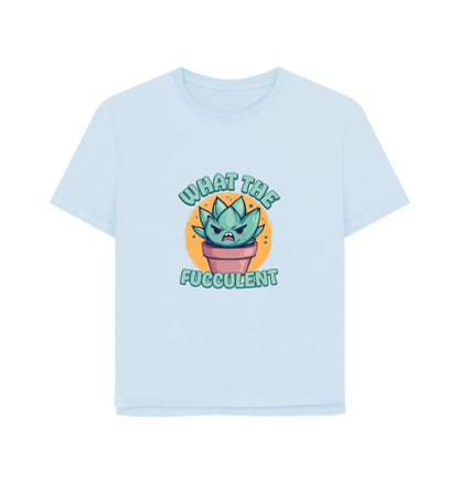 Sky Blue Printed T-shirt