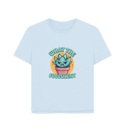 Sky Blue Printed T-shirt