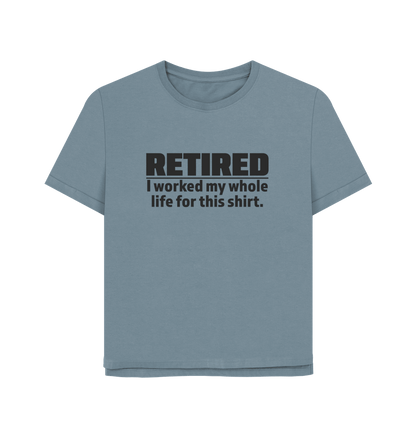 Stone Blue Retired Women's Relaxed Fit T-shirt