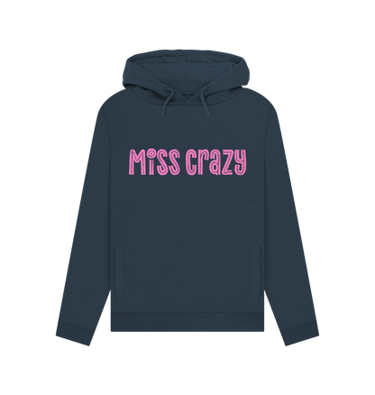 Navy Blue Miss Crazy Women's Hoodie