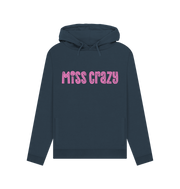 Navy Blue Miss Crazy Women's Hoodie