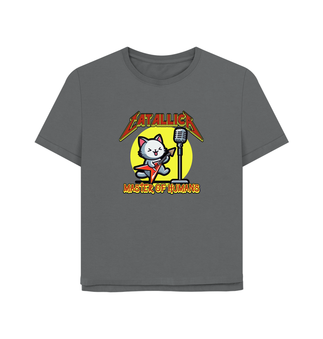 Slate Grey Catallica Women's Relaxed Fit T-shirt