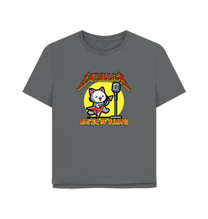 Slate Grey Catallica Women's Relaxed Fit T-shirt