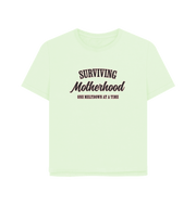 Pastel Green Motherhood Women's Relaxed Fit T-shirt