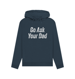 Navy Blue Ask Your Dad Women's Hoodie