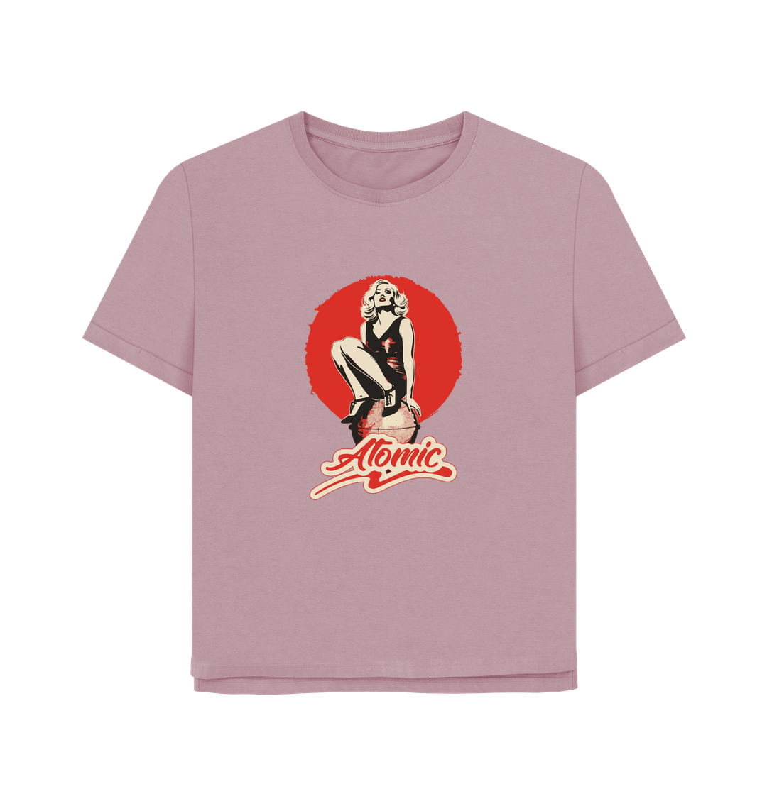 Mauve Atomic Women's Relaxed Fit T-shirt