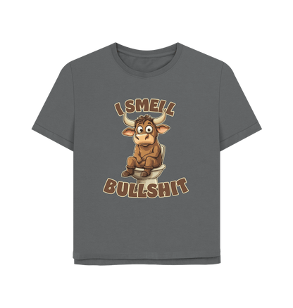 Slate Grey Smell Bull Women's Relaxed Fit T-shirt