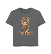 Slate Grey Smell Bull Women's Relaxed Fit T-shirt