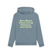 Stone Blue Dear Karma Women's Hoodie
