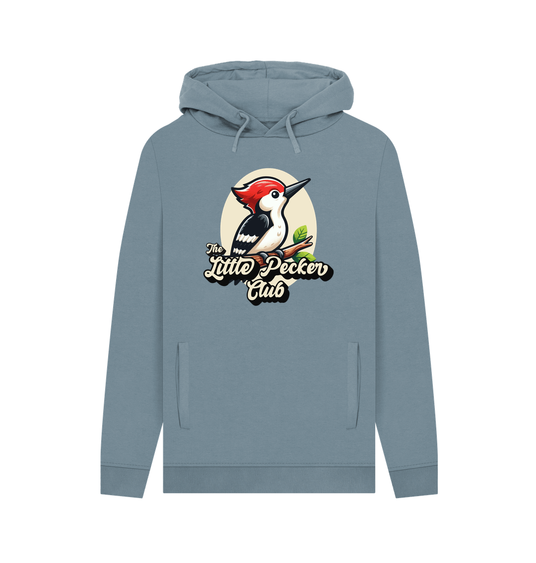 Stone Blue Little Pecker Men's Hoodie
