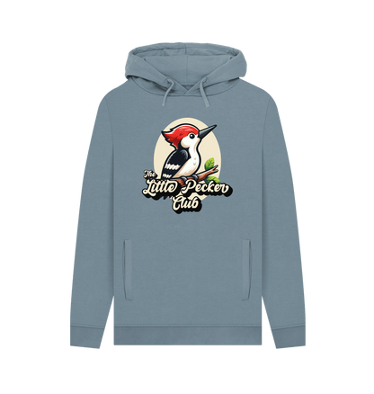 Stone Blue Little Pecker Men's Hoodie