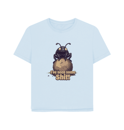 Sky Blue Printed T-shirt