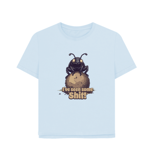 Sky Blue Printed T-shirt