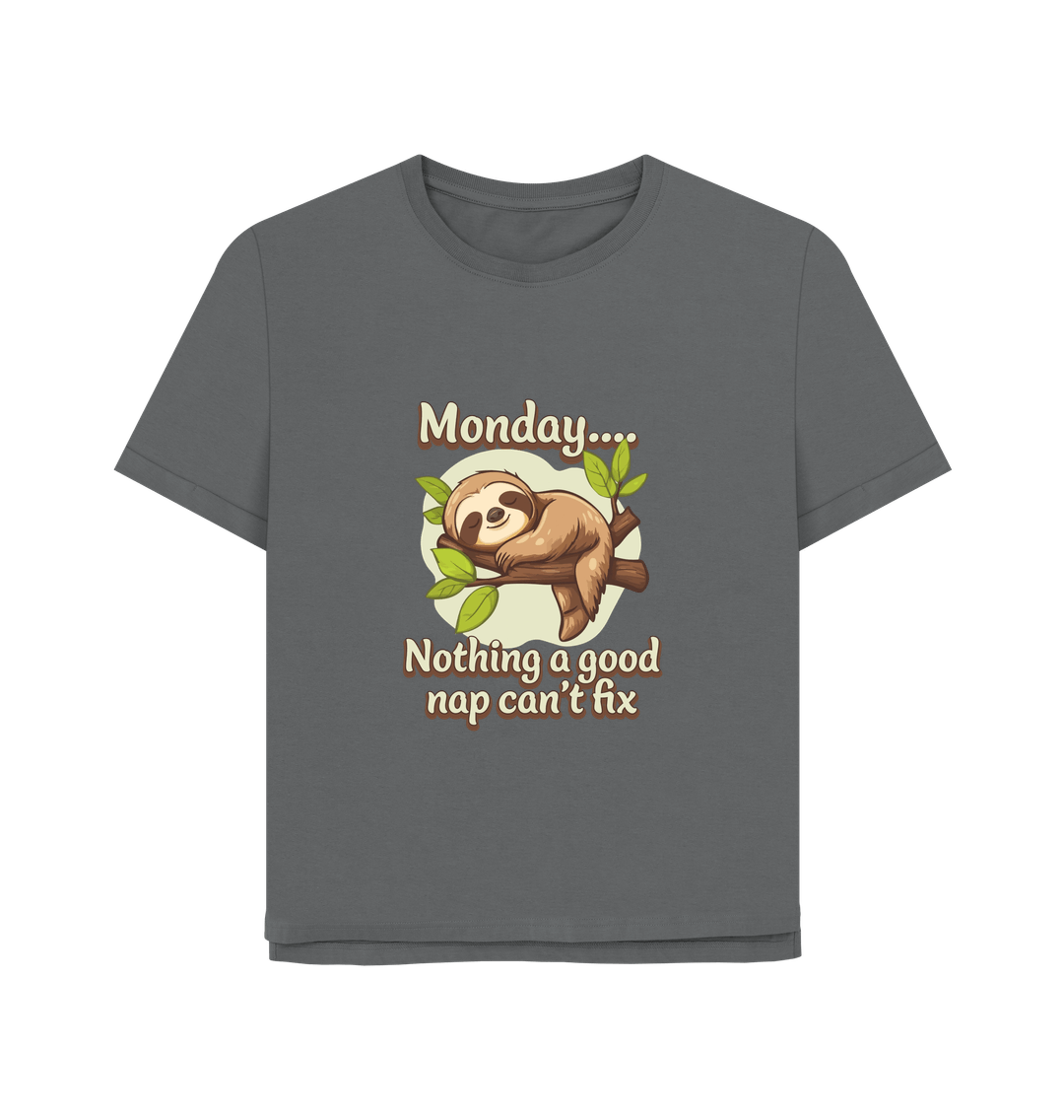 Slate Grey Printed T-shirt