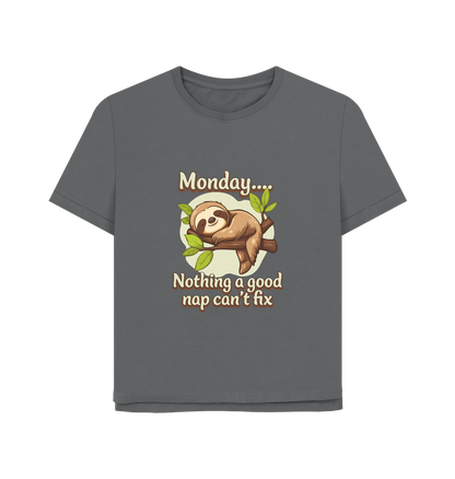 Slate Grey Printed T-shirt