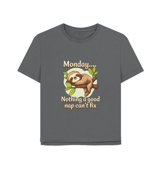 Slate Grey Printed T-shirt