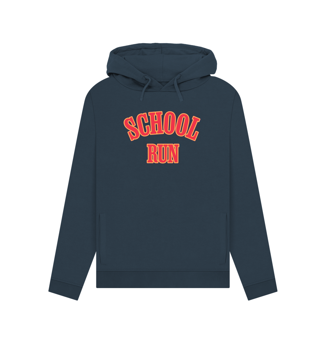 Navy Blue School Run Women's Hoodie