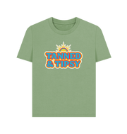 Sage Tanned And Tipsy Women's T-shirt