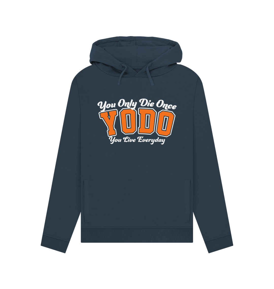 Navy Blue Yodo Women's Hoodie