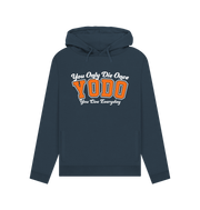 Navy Blue Yodo Women's Hoodie