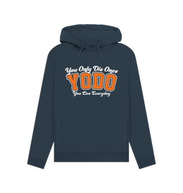 Navy Blue Yodo Women's Hoodie