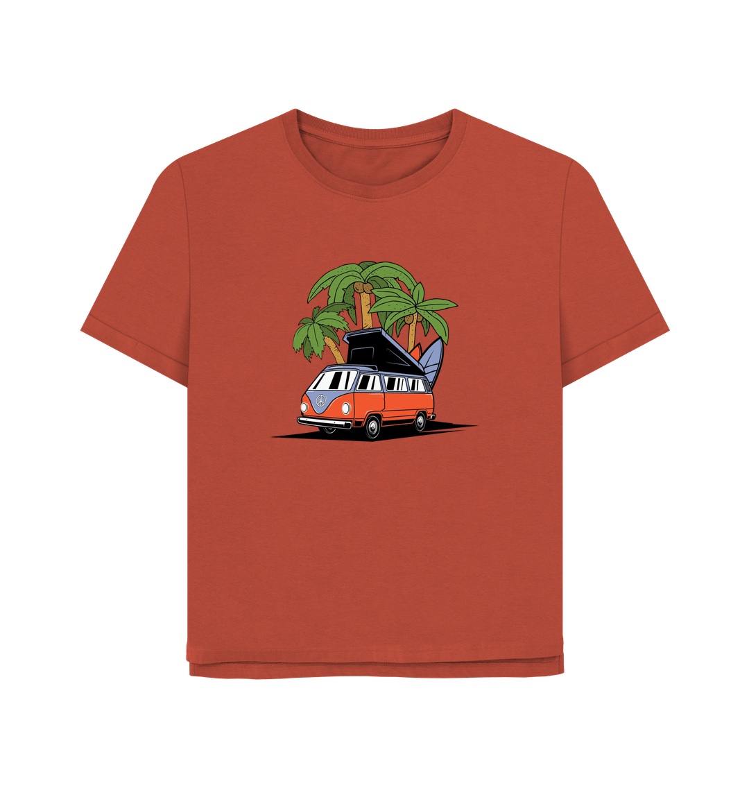 Rust Campervan Women's Relaxed Fit T-shirt