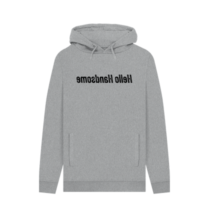 Light Heather Hello Handsome Men's Hoodie