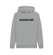 Light Heather Hello Handsome Men's Hoodie