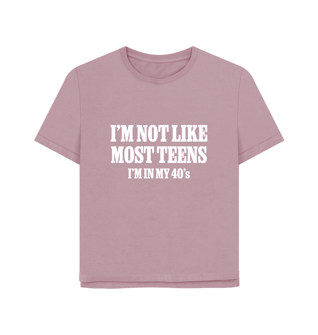 Mauve Printed T-shirt