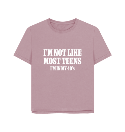 Mauve Printed T-shirt