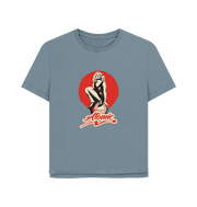 Stone Blue Atomic Women's Relaxed Fit T-shirt