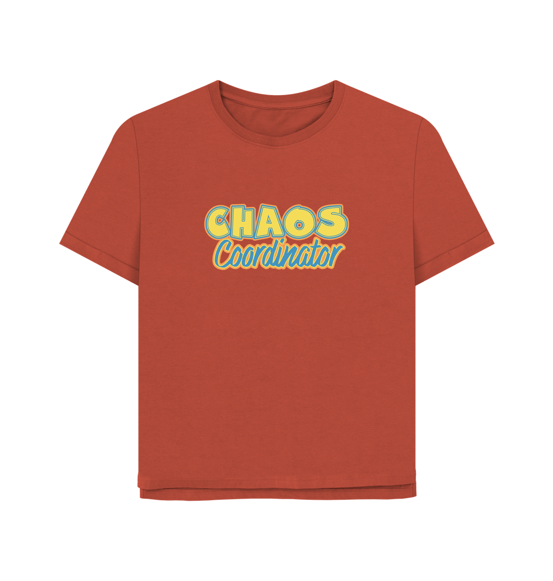 Rust Chaos Coordinator Women's Relaxed Fit T-shirt