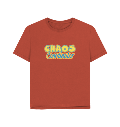 Rust Chaos Coordinator Women's Relaxed Fit T-shirt