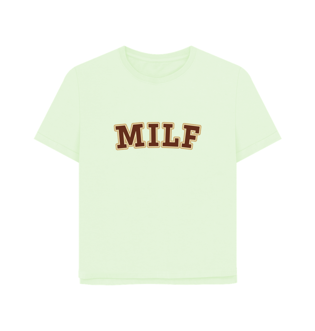 Pastel Green Milf Women's Relaxed Fit T-shirt