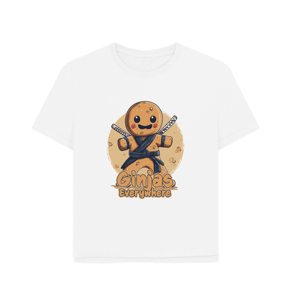 White Ginja Ninja Women's Relaxed Fit T-shirt